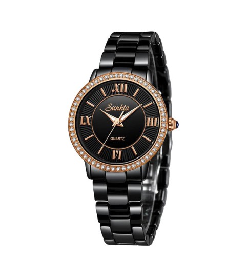 Montre SUNKTA 6613 Noir & Or