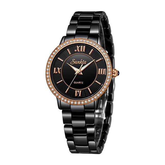 Montre SUNKTA 6613 Noir & Or