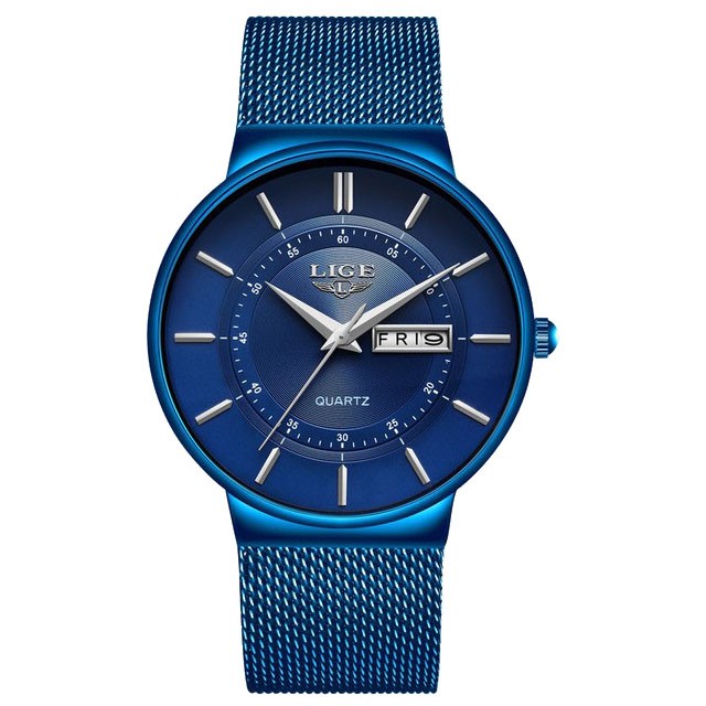 Montre LIGE 9949 Noir & Or