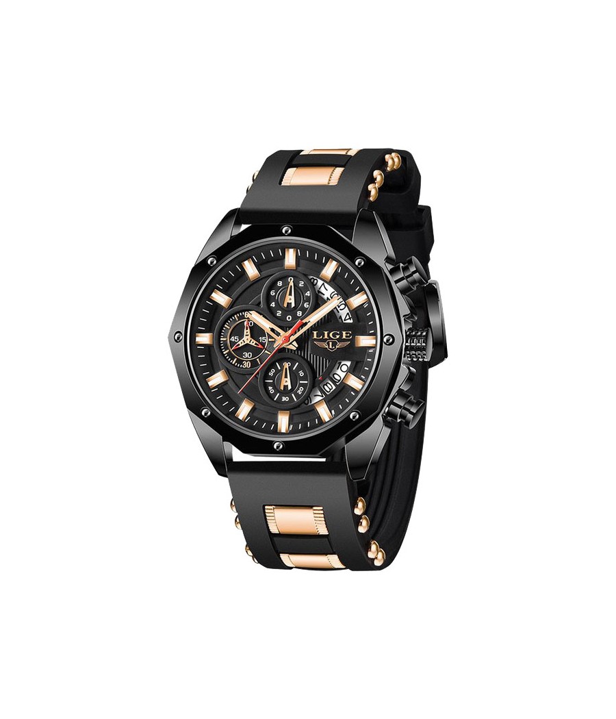 Montre LIGE 8908 Noir