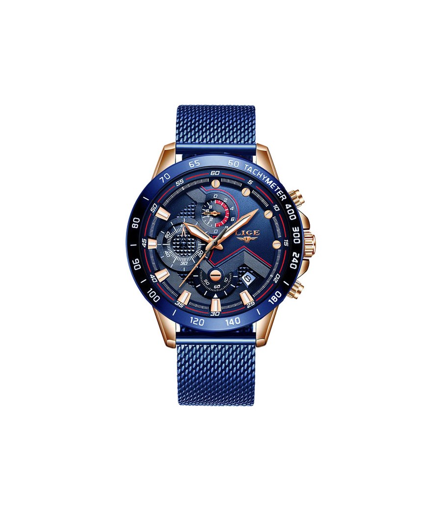 Montre LIGE 9929 Bleu