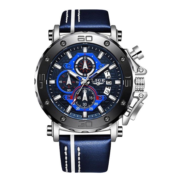 Montre LIGE 9996 Noir & Or