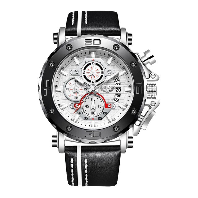 Montre LIGE 9996 Noir & Or