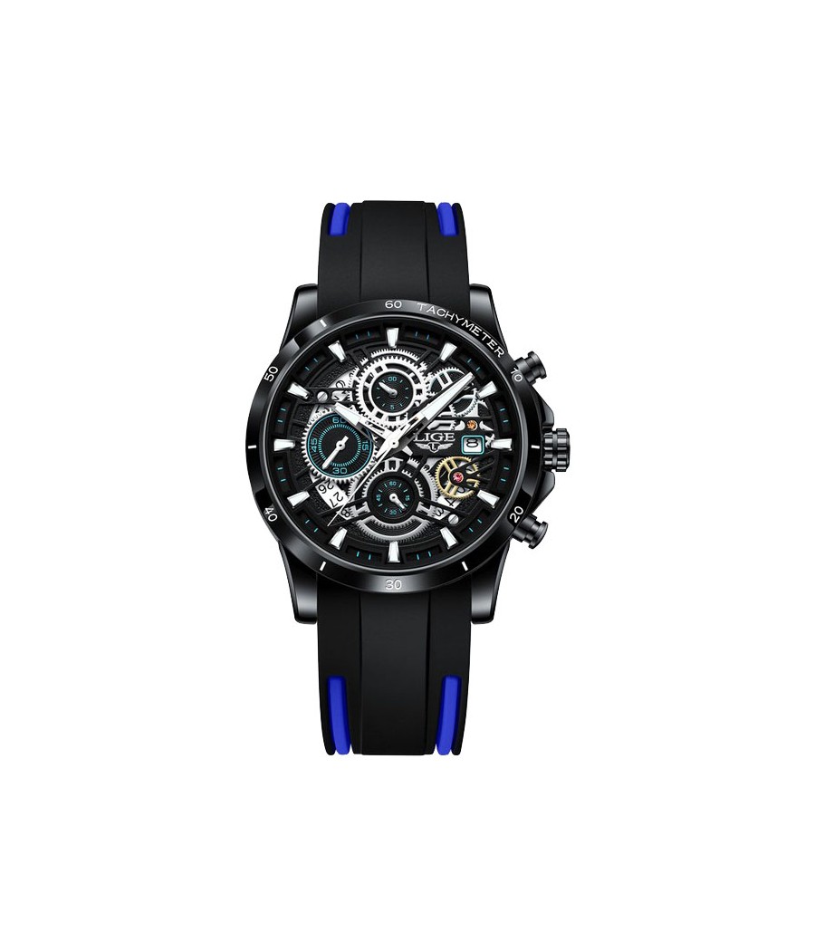 Montre LIGE 8977 Bleu