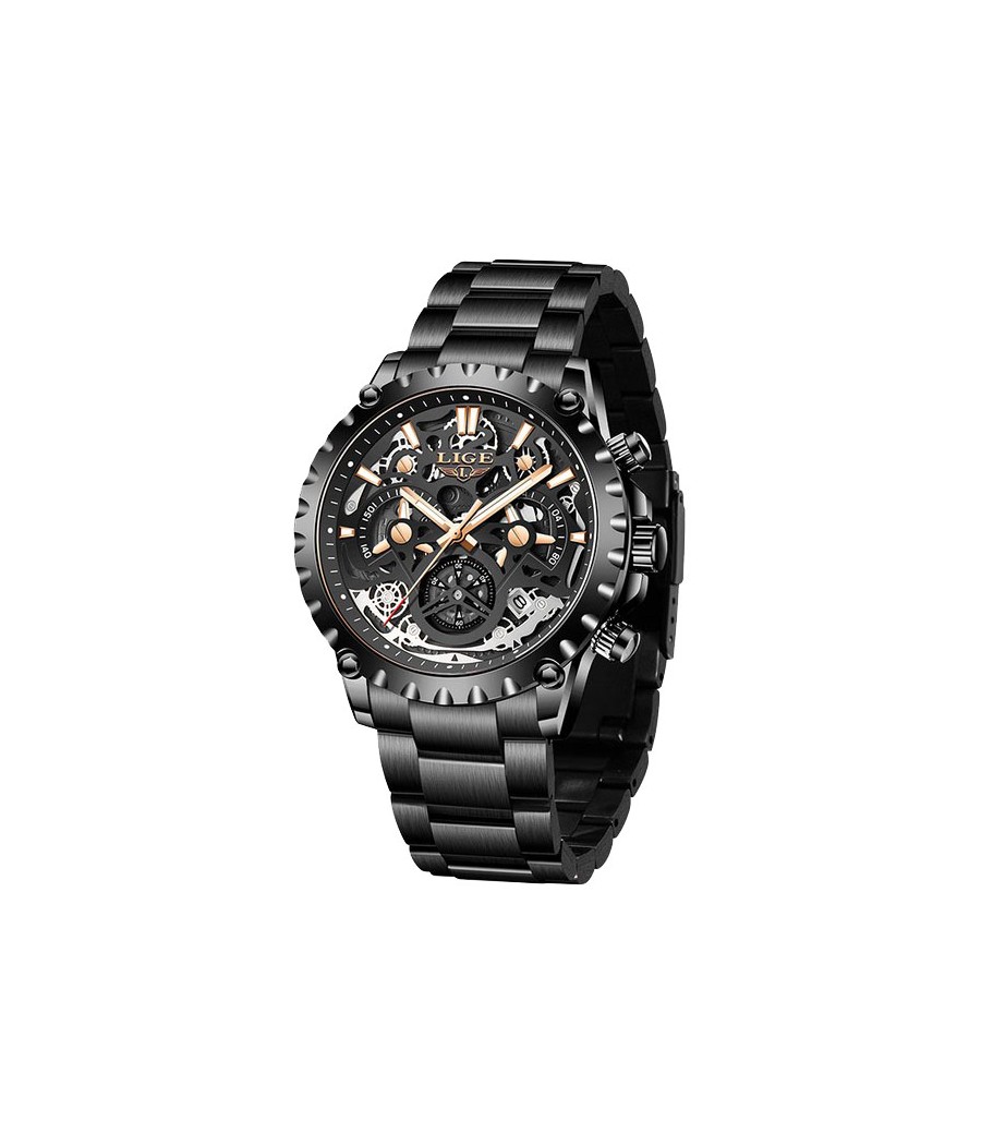 Montre LIGE 8950 Noir