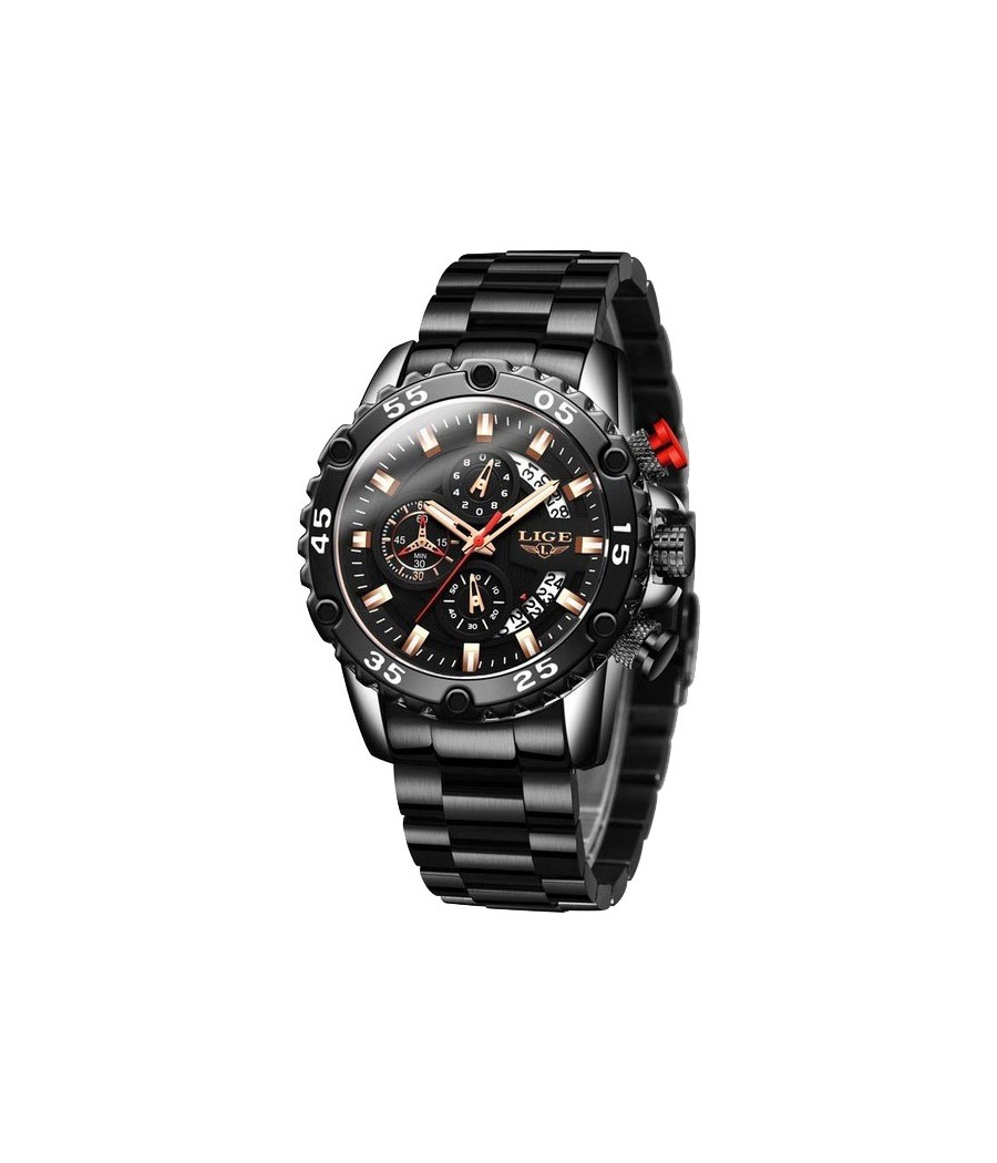 Montre LIGE 10027 Noir