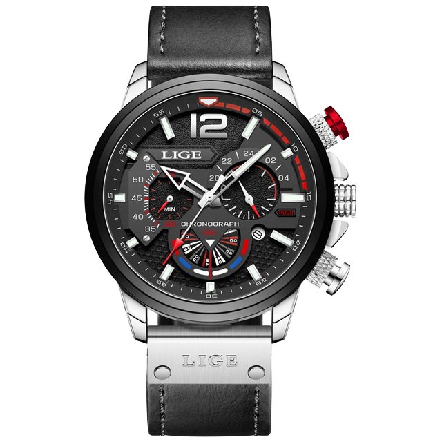 Montre LIGE 8959 Blanc & Or