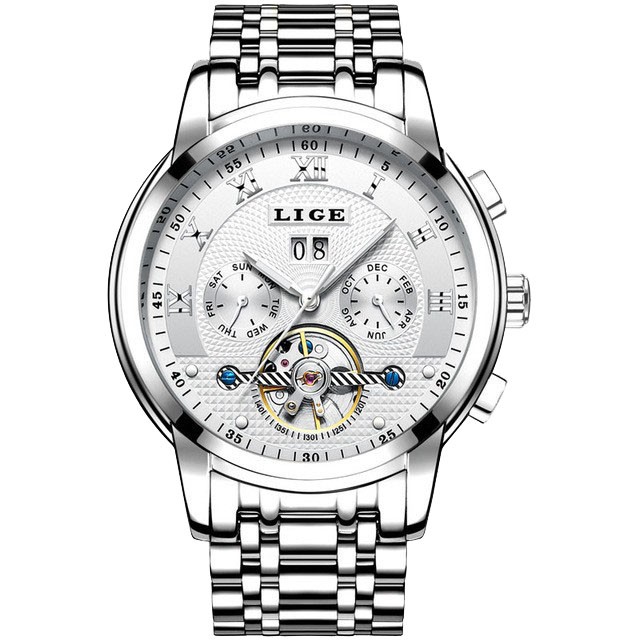 Montre LIGE 9841 Bleu & Or