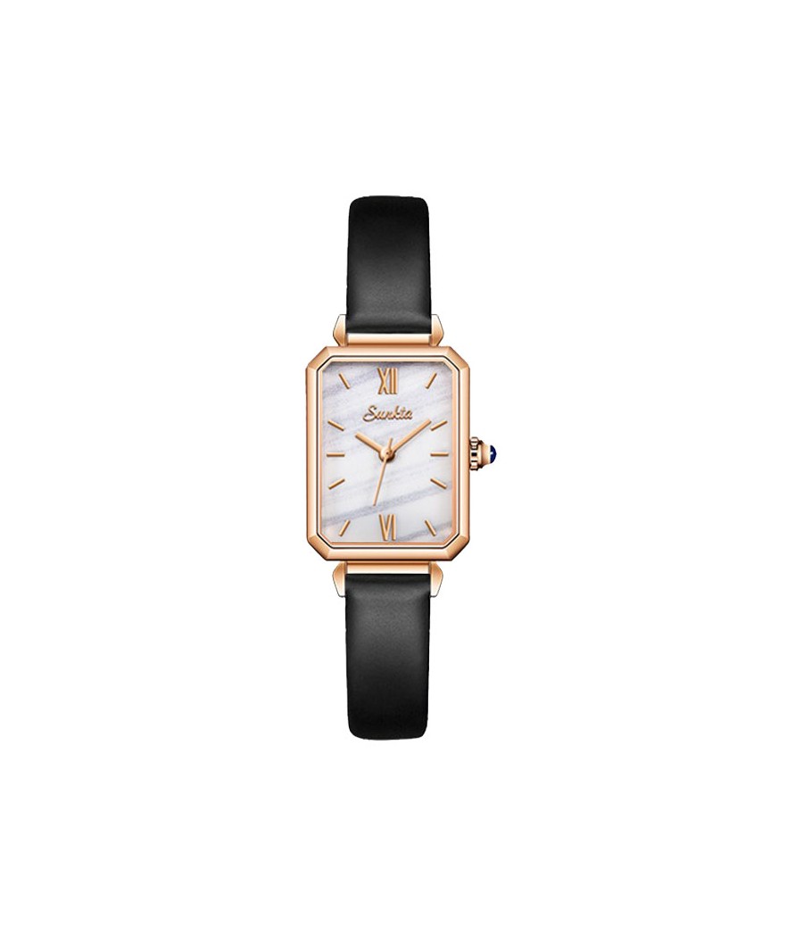 Montre SUNKTA 6690 Blanc & Or