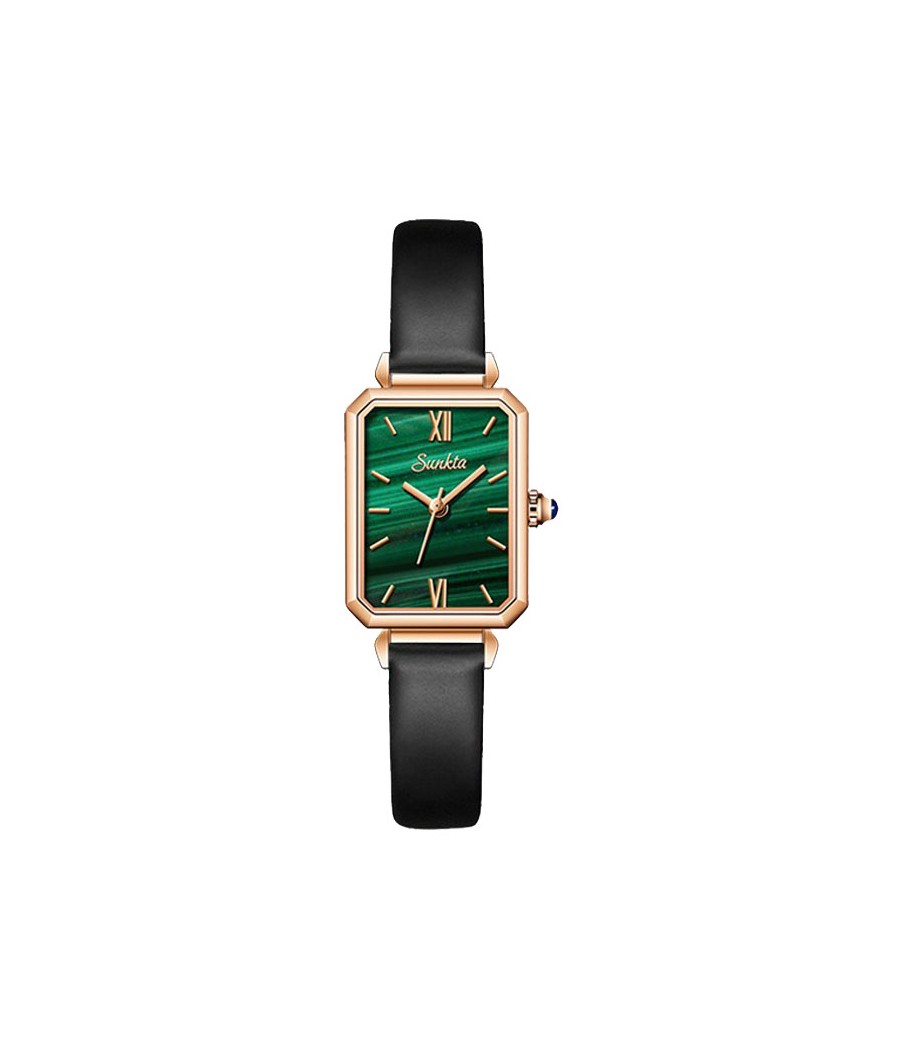 Montre SUNKTA 6690 Vert & Or