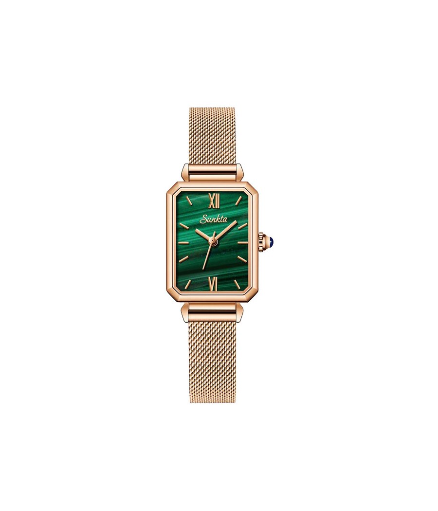 Montre SUNKTA 6690 Vert & Or