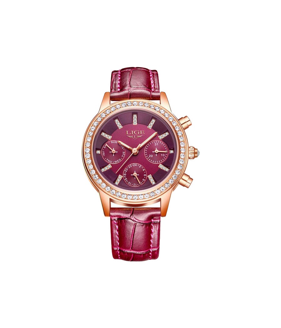 Montre LIGE 9812 Violet