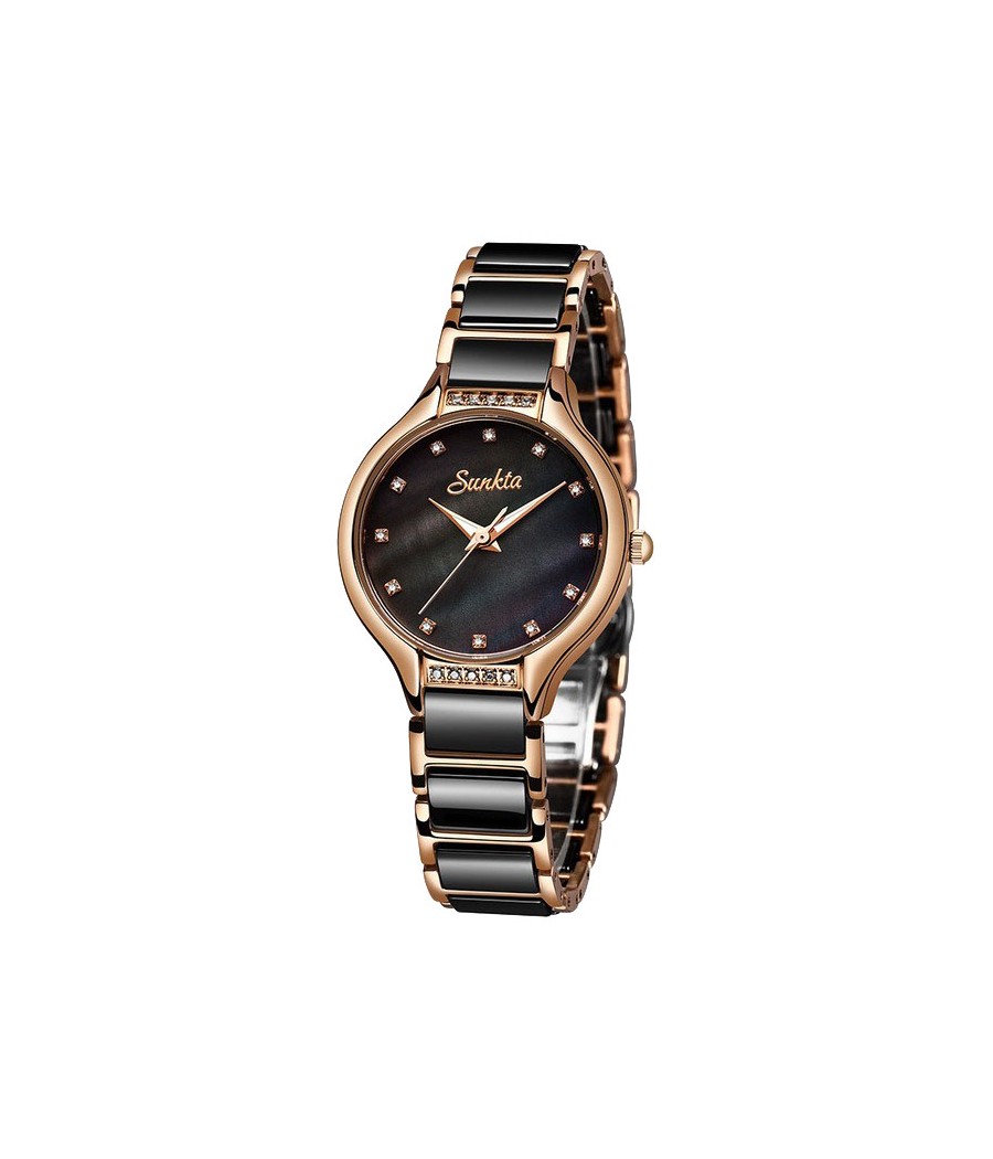 Montre SUNKTA 6608 Noir & Or