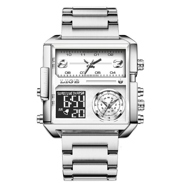 Montre LIGE 8925 Noir & Or