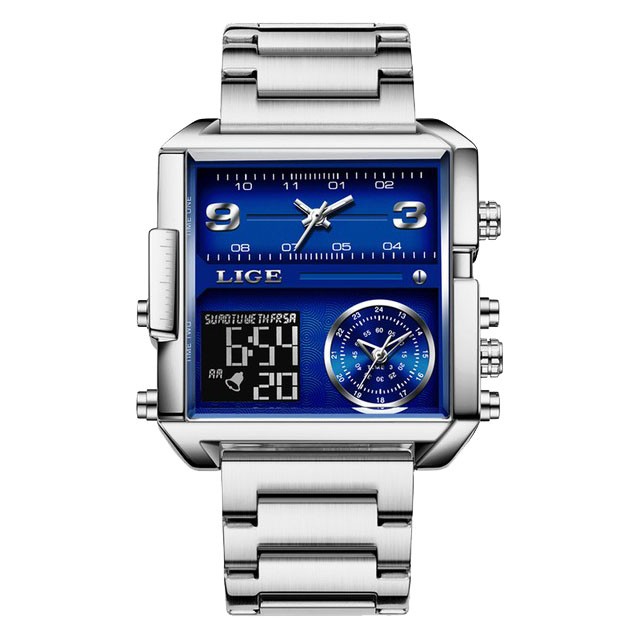 Montre LIGE 8925 Noir & Or