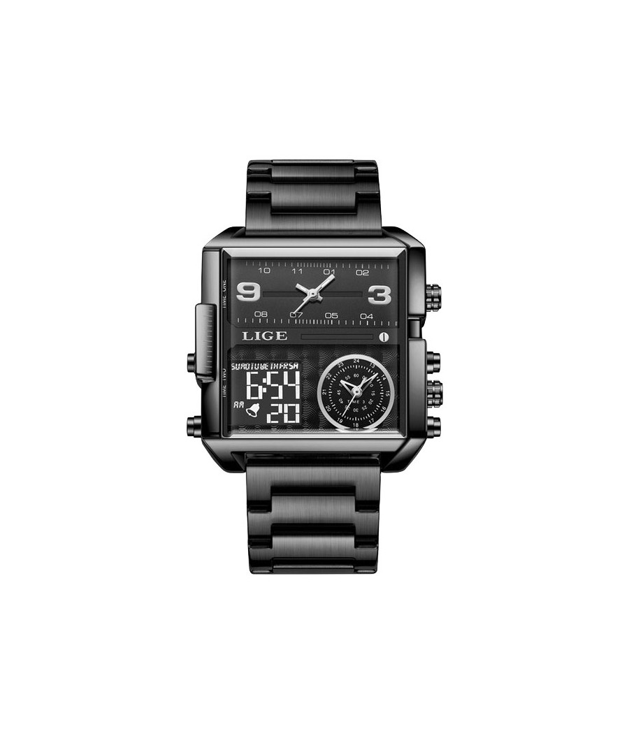 Montre LIGE 8925 Noir