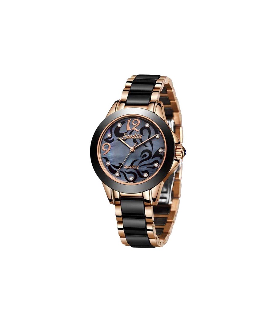 Montre SUNKTA 6603 Noir & Or