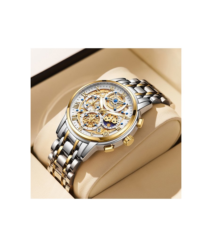 000 Montre LIGE 8973 Or